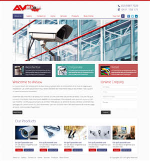 Web Design par OM pour AVsion | Design : #1838953