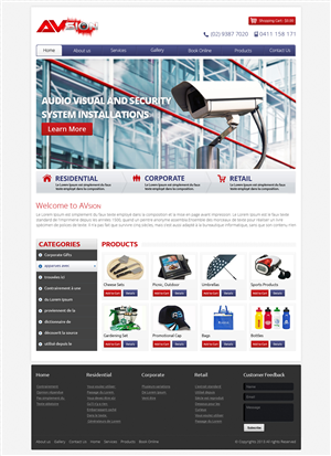 Web Design par OM pour AVsion | Design : #1838958