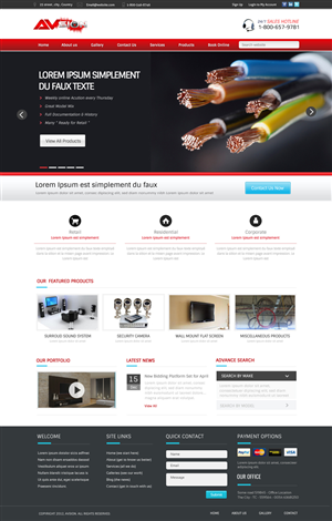 Web Design par OM pour AVsion | Design : #1839656