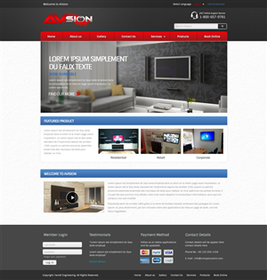 Web Design par OM pour AVsion | Design : #1839662