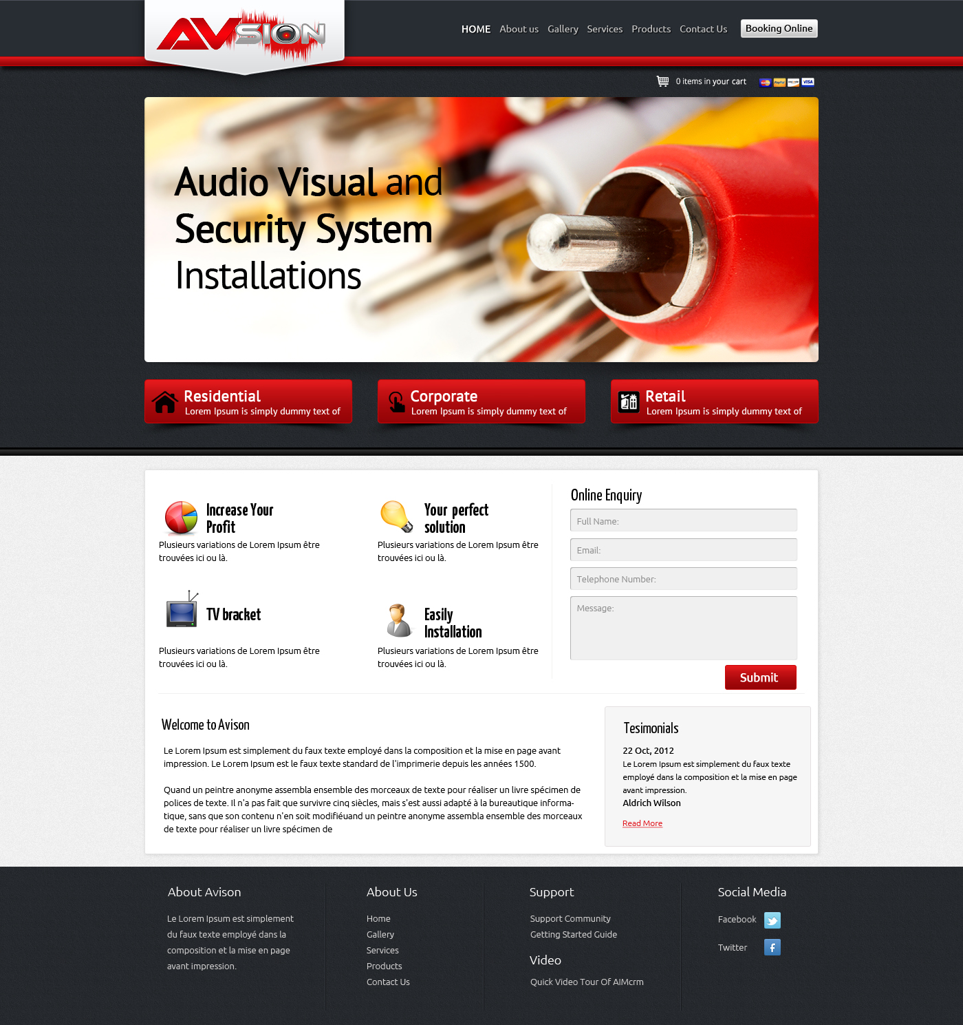 Web Design par OM pour AVsion | Design #1843404