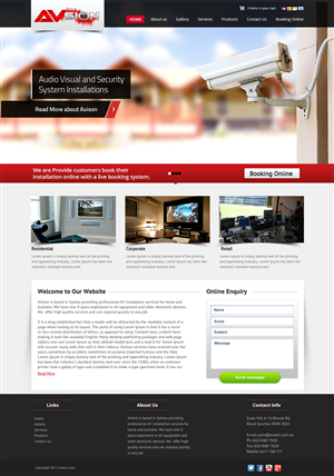 Web Design par OM pour AVsion | Design : #1843407