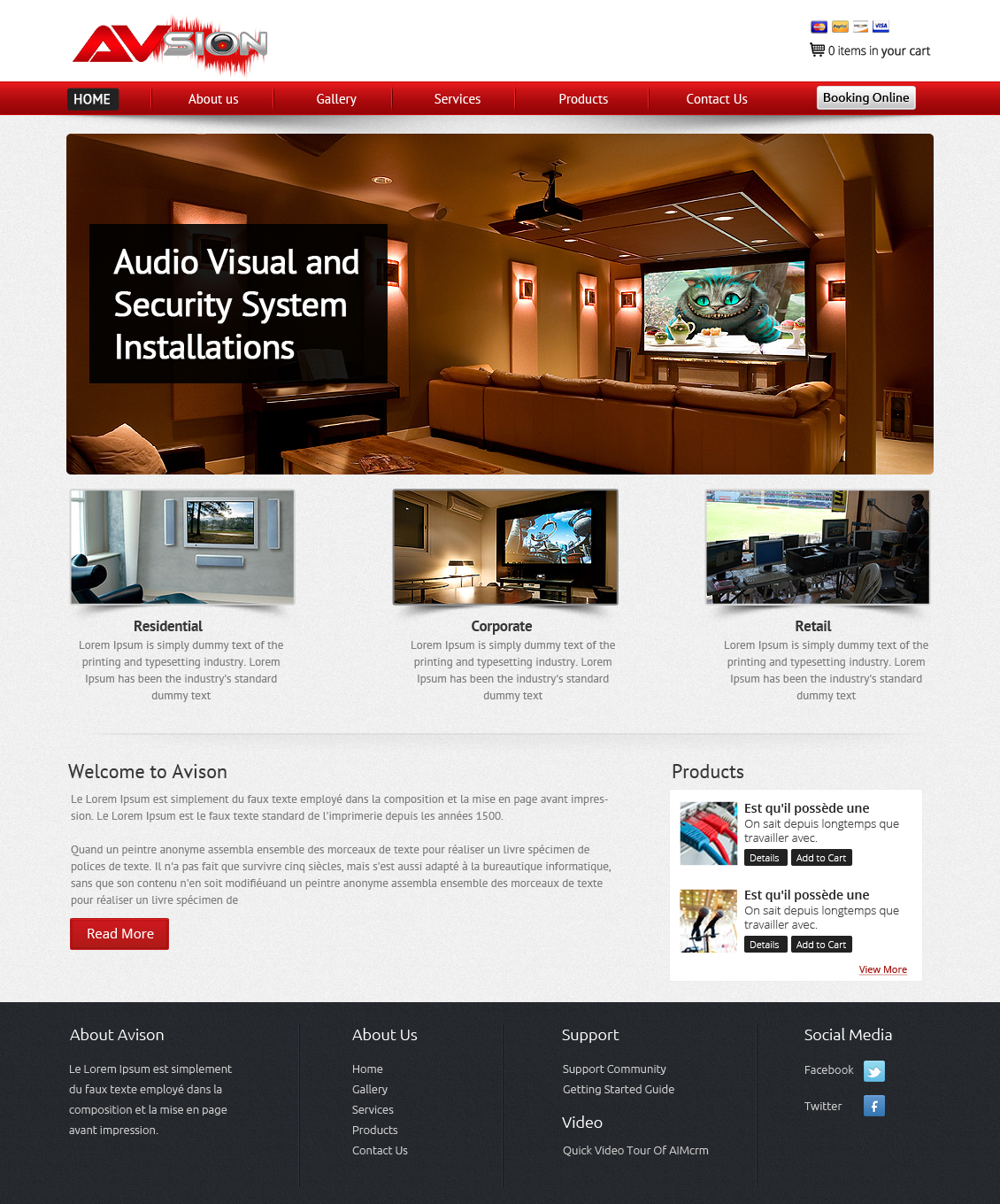 Web Design par OM pour AVsion | Design #1843416