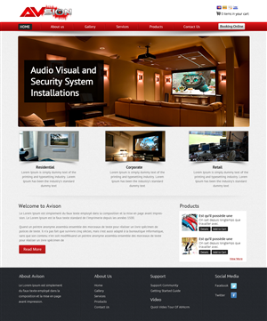 Web Design par OM pour AVsion | Design : #1843416