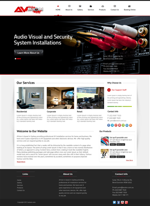 Web Design par OM pour AVsion | Design : #1843426