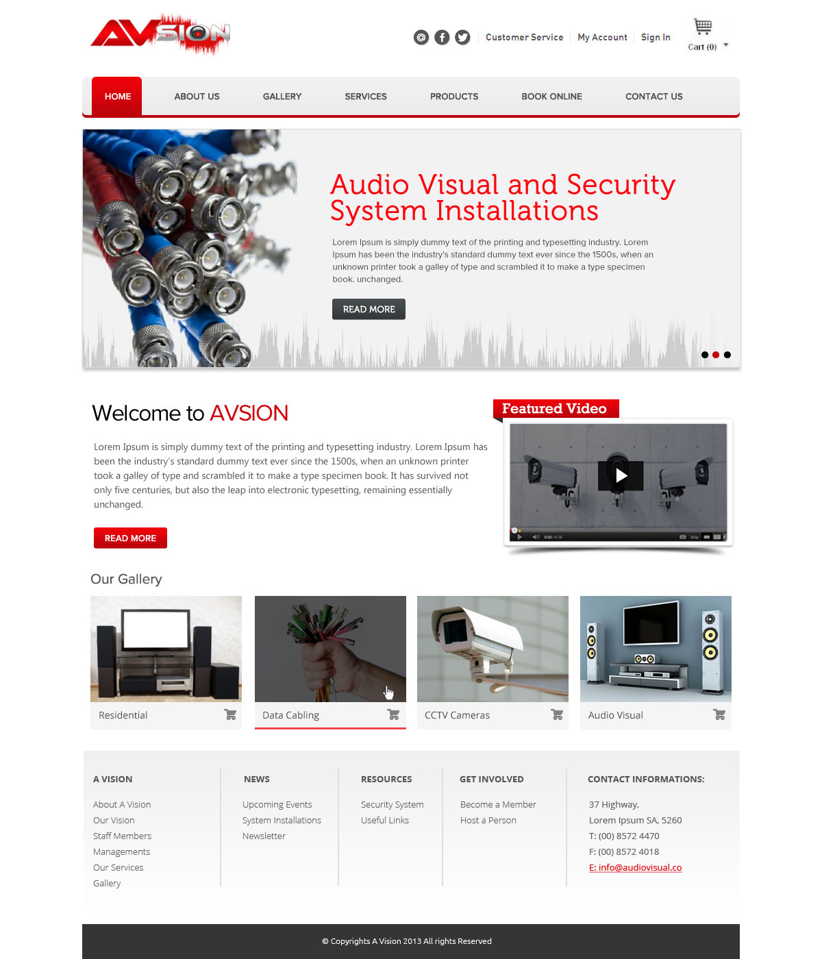 Web Design par OM pour AVsion | Design #1843648