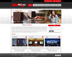Diseño Web por sandeepkhunt para AVsion | Diseño #1803914