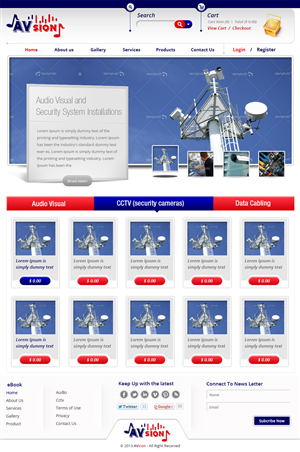 Diseño Web por Creative Usha para AVsion | Diseño #1914921