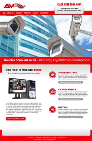 Web Design par jeckx2 pour AVsion | Design : #2049769