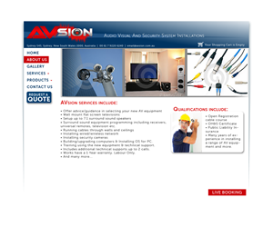 Web Design par Meow Mix pour AVsion | Design : #1853577