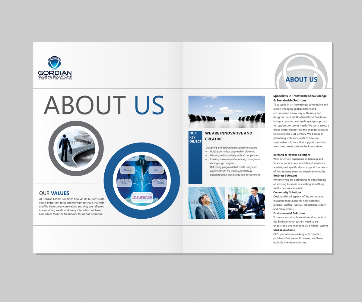 Brochure Design by Abhiranjan Yadav for Gordian | Design #1816049