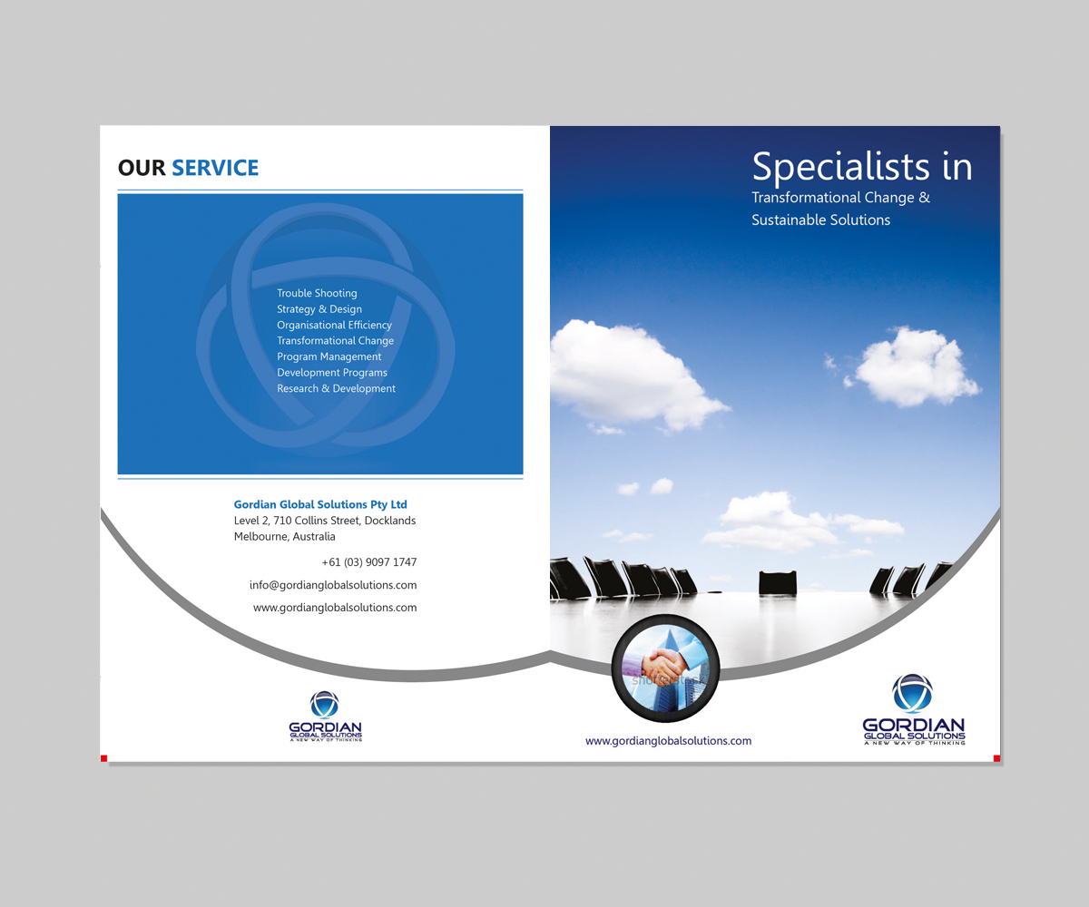 Brochure Design by Abhiranjan Yadav for Gordian | Design #1915990