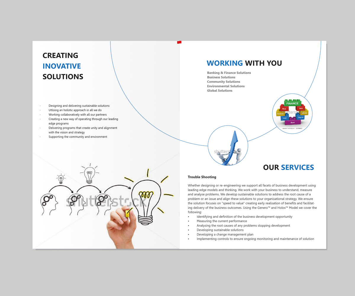 Brochure Design by Abhiranjan Yadav for Gordian | Design #1915994
