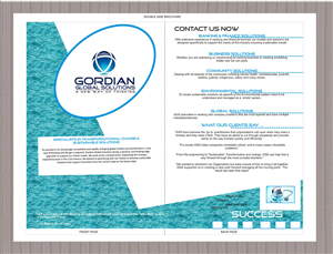 Brochure Design by raihan for Gordian | Design: #1831060