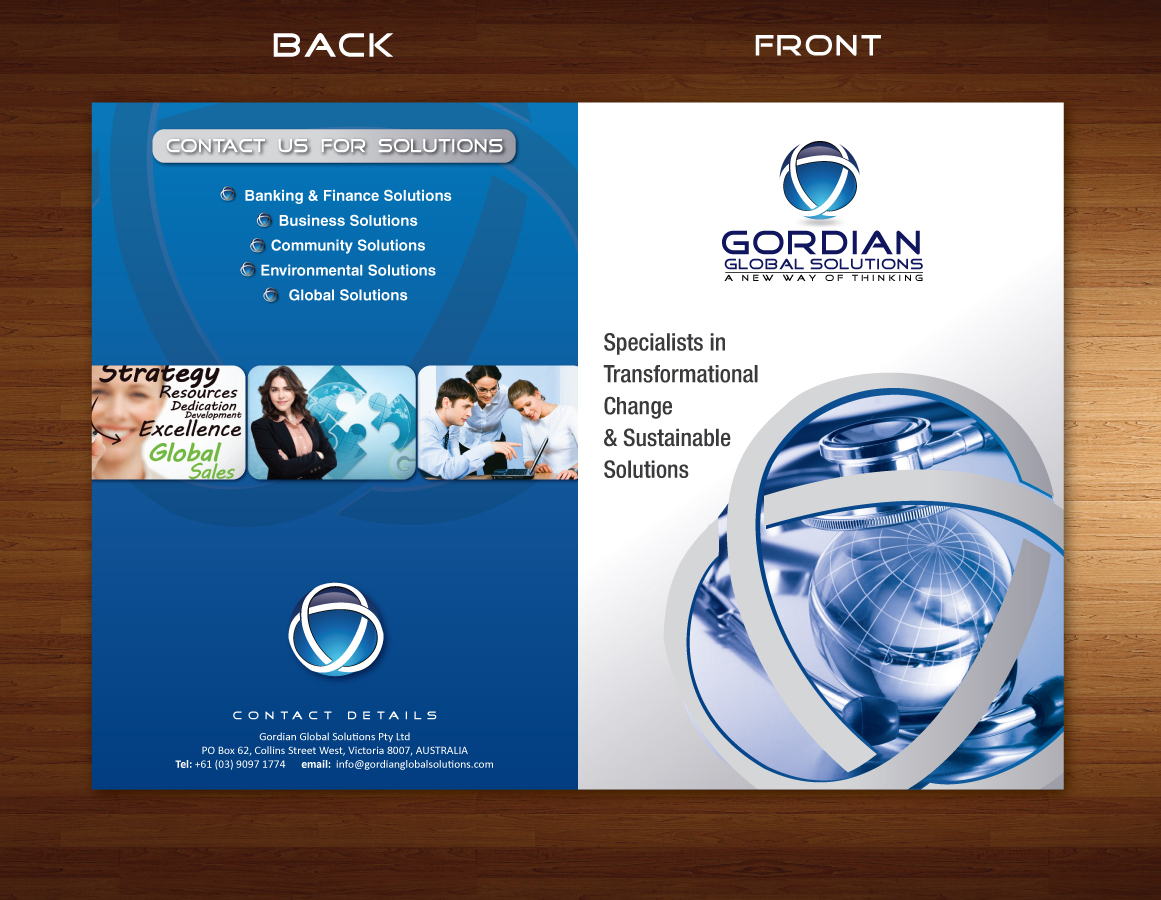 Brochure Design by Sbss for Gordian | Design #1804052