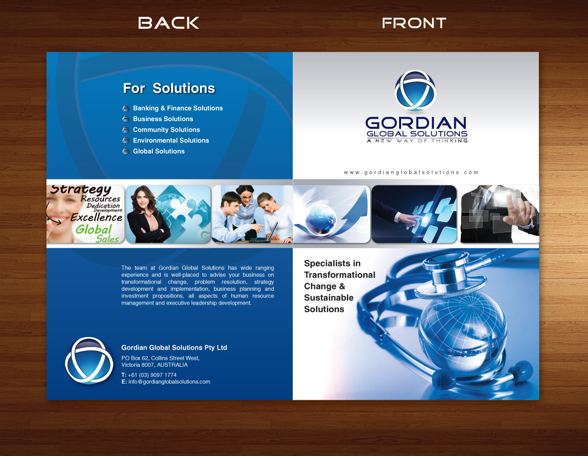 Brochure Design by Sbss for Gordian | Design #1804327
