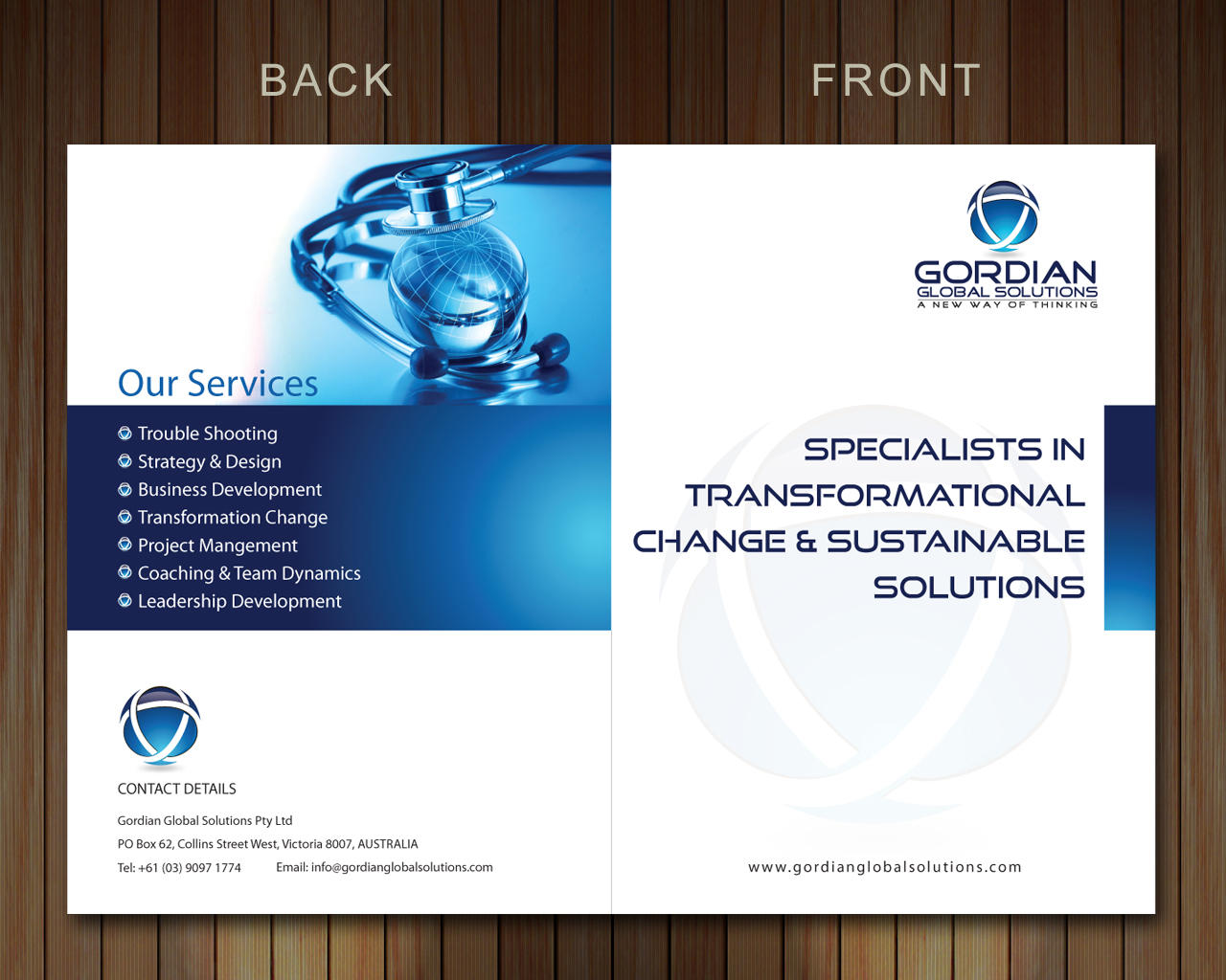 Brochure Design by Sbss for Gordian | Design #1805196