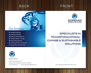 Brochure Design by Sbss for Gordian | Design: #1805196