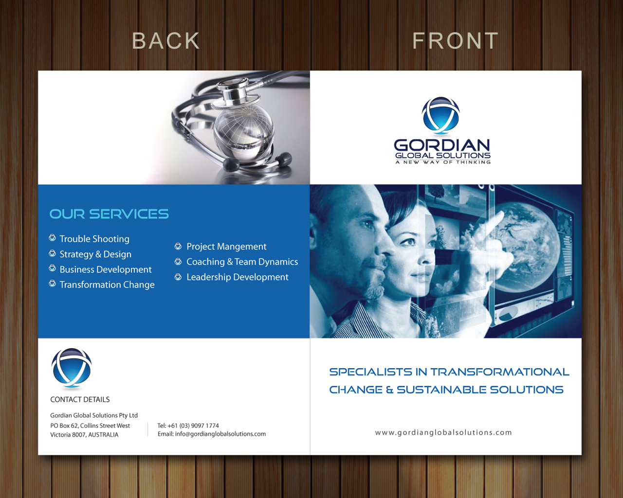 Broschüren-Design von Sbss für Gordian | Design #1805204