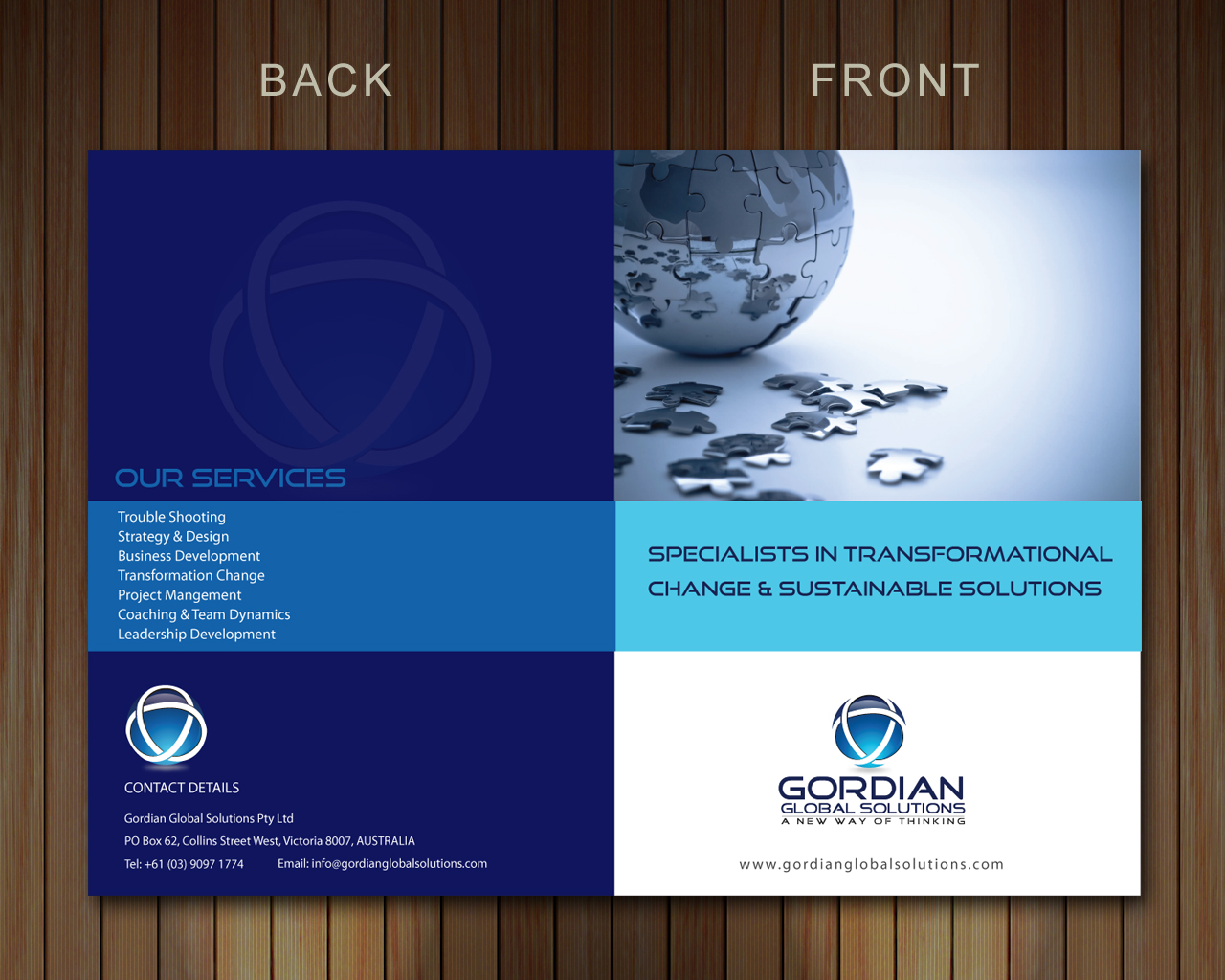 Brochure Design by Sbss for Gordian | Design #1805283