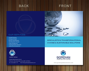 Brochure Design by Sbss for Gordian | Design: #1805283