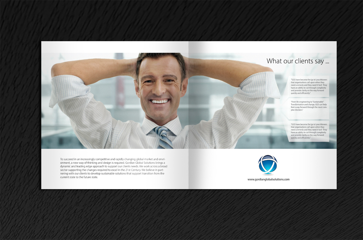 Brochure Design by Svetlin Angelov for Gordian | Design #1809253