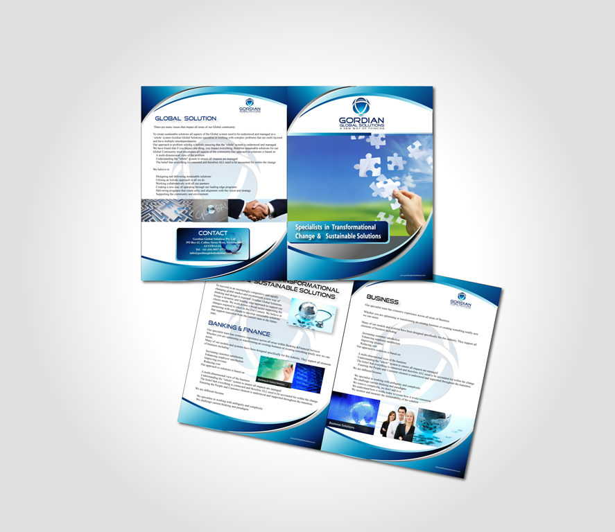 Brochure Design by nafizrahat for Gordian | Design #1805096