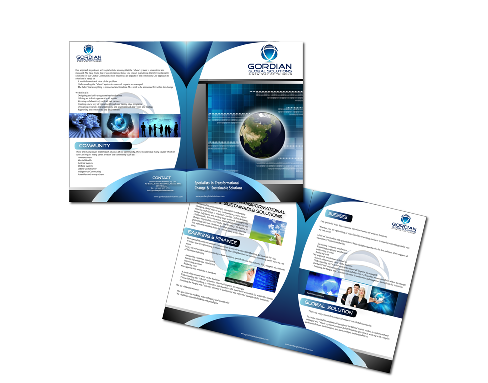 Brochure Design by nafizrahat for Gordian | Design #1811265