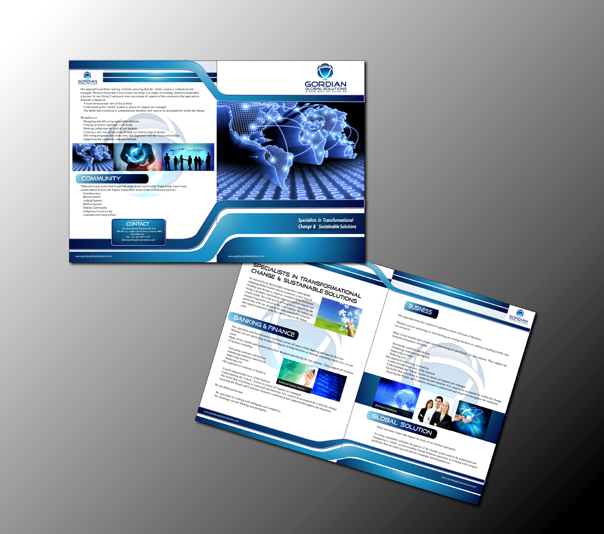 Brochure Design by nafizrahat for Gordian | Design #1824454