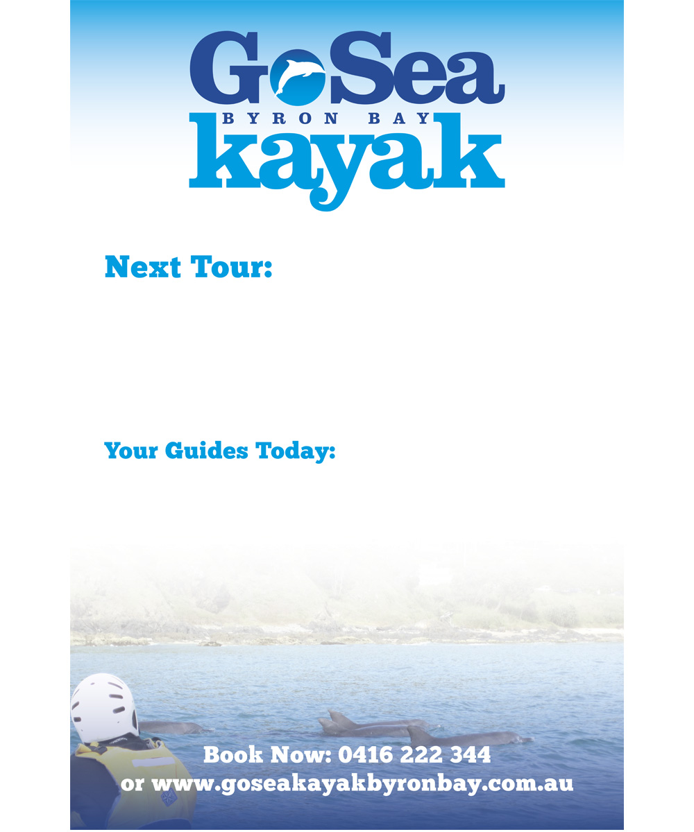 Design de Poster par Snewo pour Go Sea Kayak @ Byron Bay | Design : #1802320