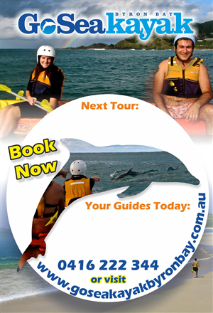 Design de Poster par Bel pour Go Sea Kayak @ Byron Bay | Design : #1799816