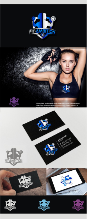 Diseño de Logo por creative.bugs para Fit-Ambition | Diseño: #7144688