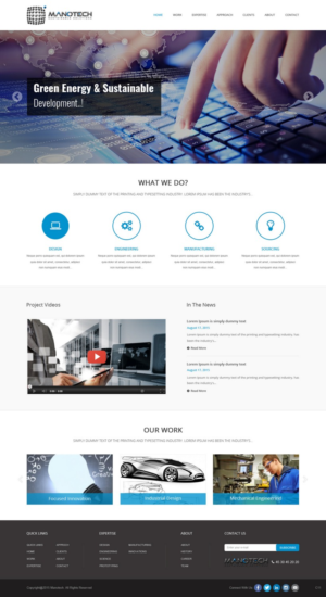 Web Design by pb for this project | Design: #7017839