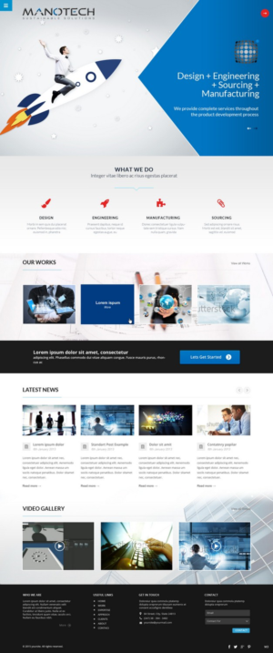 Web Design by pb for this project | Design #7046743