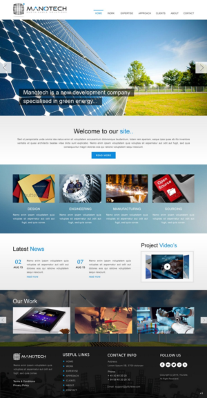 Web Design by pb for this project | Design: #7079949
