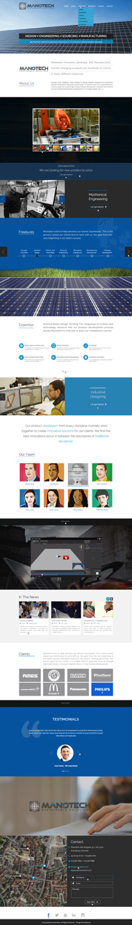 Web Design by Da Miracle for this project | Design: #7049331