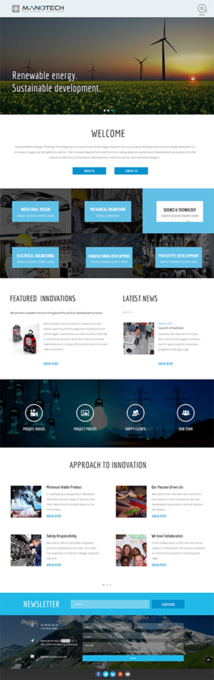 Web Design by Karthik_Designer for this project | Design #7009562