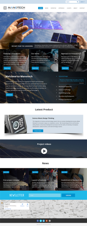 Web Design by Karthik_Designer for this project | Design: #7009574