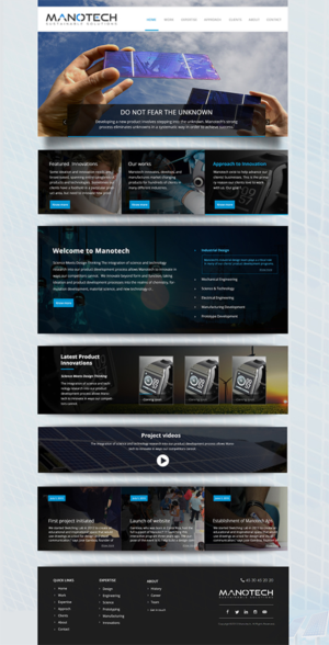 Web Design by Karthik_Designer for this project | Design: #7074424