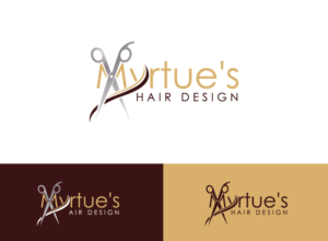 Logo Design by debdesign for Myrtue''s Hair Design | Design #7001785