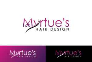 Logo Design by debdesign for Myrtue''s Hair Design | Design: #7074570