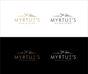 Logo Design by Loknadh busam for Myrtue''s Hair Design | Design: #7002878