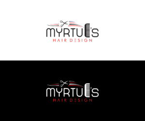 Logo Design by Loknadh busam for Myrtue''s Hair Design | Design: #7002970