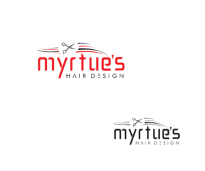 Logo Design by Loknadh busam for Myrtue''s Hair Design | Design: #7003901