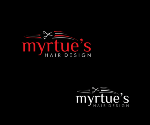 Logo Design by Loknadh busam for Myrtue''s Hair Design | Design: #7075627