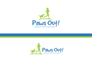 Paws Out! Dog Walking  | Logo Design by creative.visuals