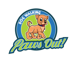 Paws Out! Dog Walking  | Diseño de Logo por ackocar
