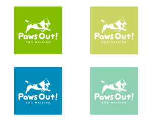 Paws Out! Dog Walking  | Diseño de Logo por MrBranding