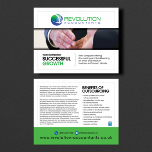 Design de Flyer par uk pour Revolution Accountants | Design : #7060356