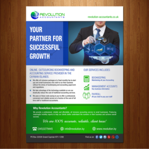 Design de Flyer par VEGA-Designs pour Revolution Accountants | Design : #7063879